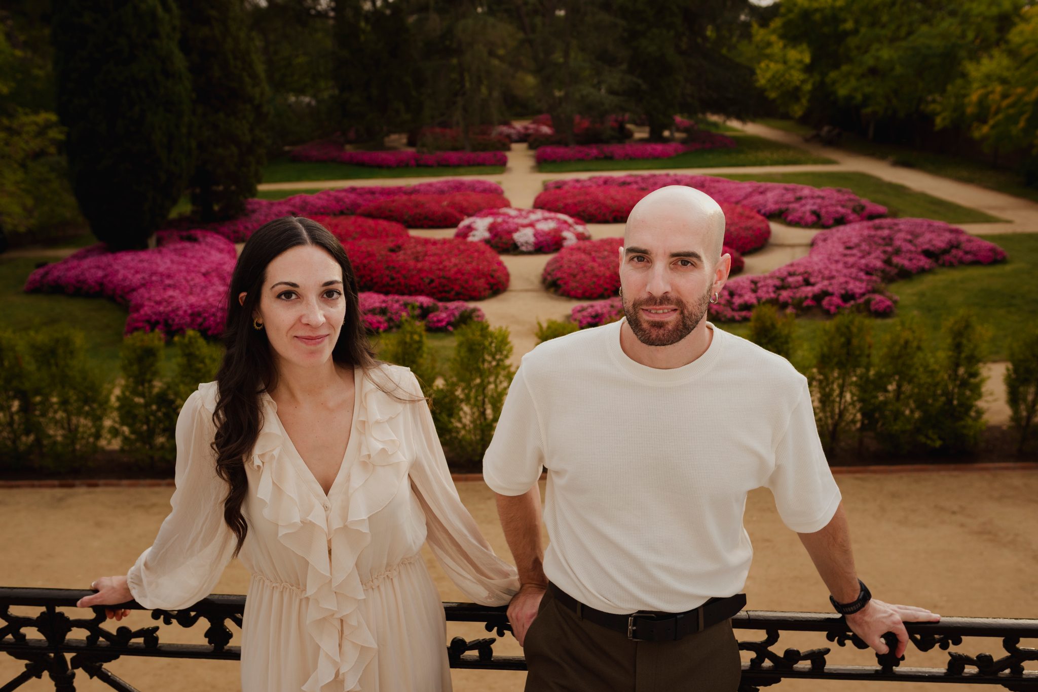 Lucía y Ricardo en el mirador
